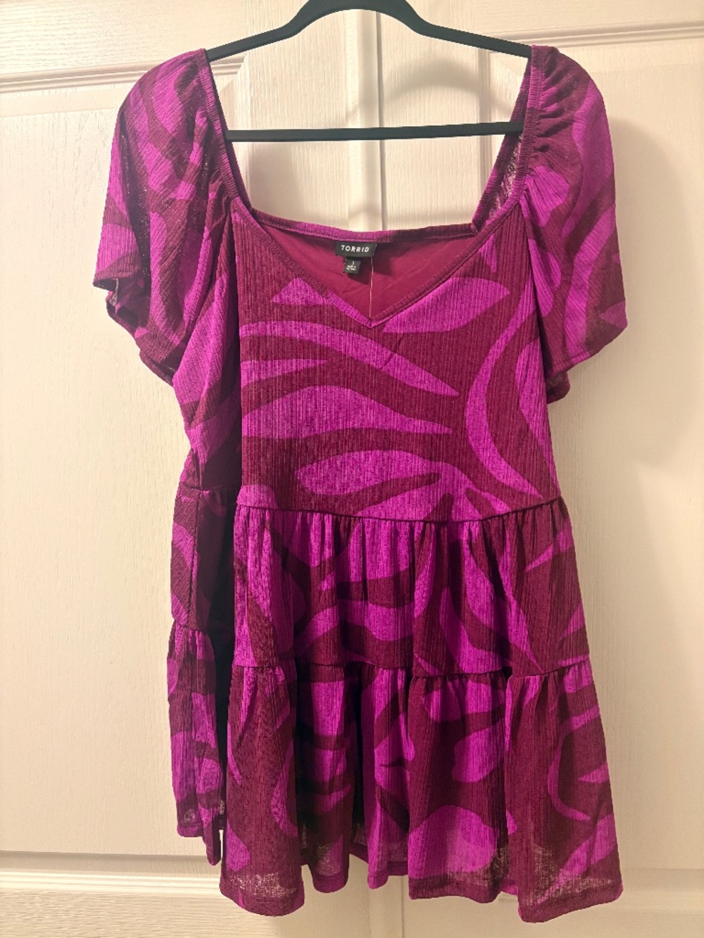 Brand new Torrid babydoll top